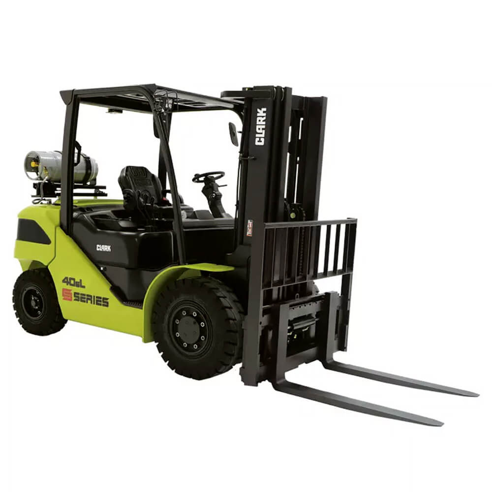 Forklift unloading commercial goods from a lorry in Wembley